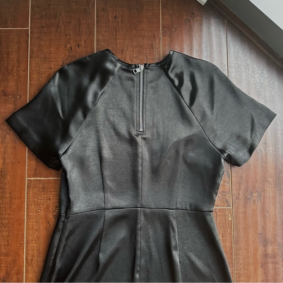 CALVIN KLEIN JEANS Maxi Slip Black Dress Sz MED - Picture 7 of 9